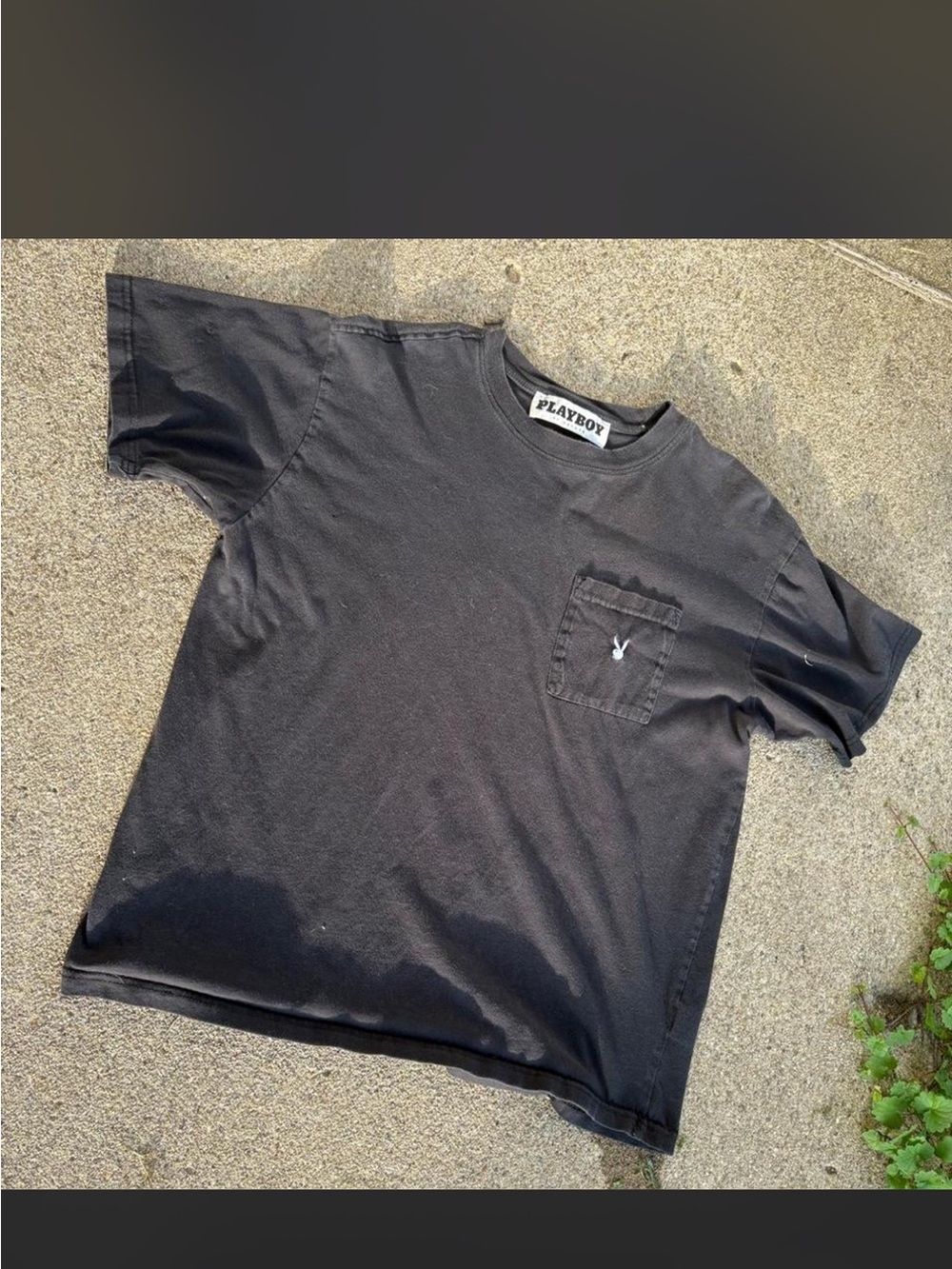 Playboy Men’s Embroidered Pocket Tee 🐇